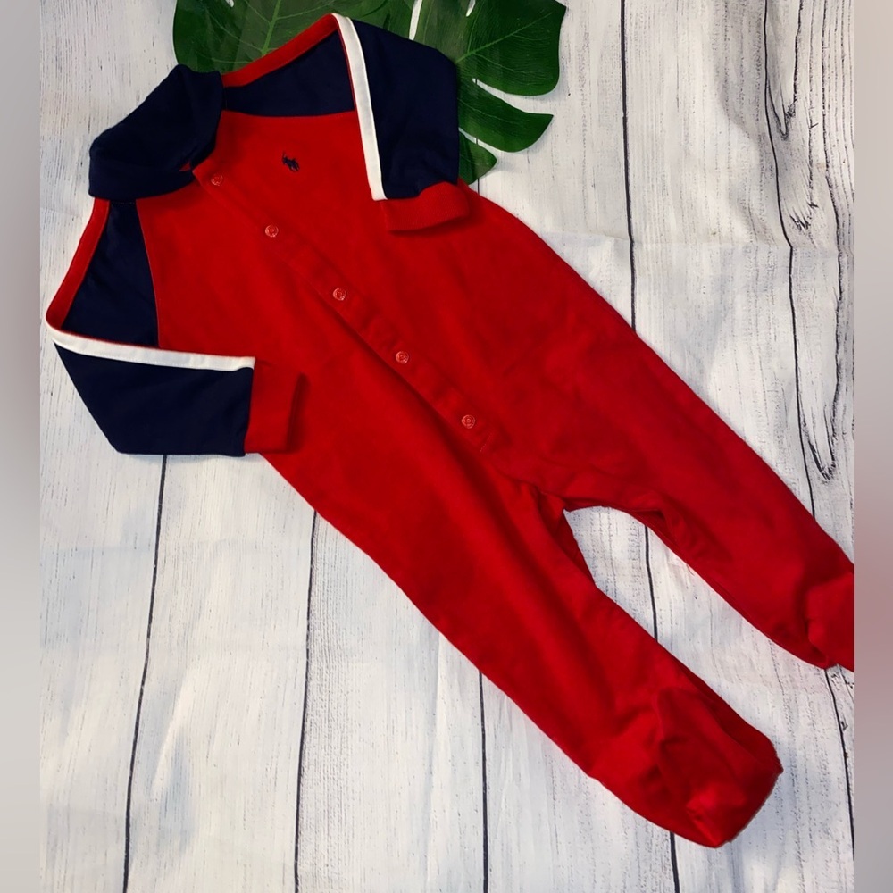 Ralph Lauren Kids Polo Baby one piece Sz 9 M